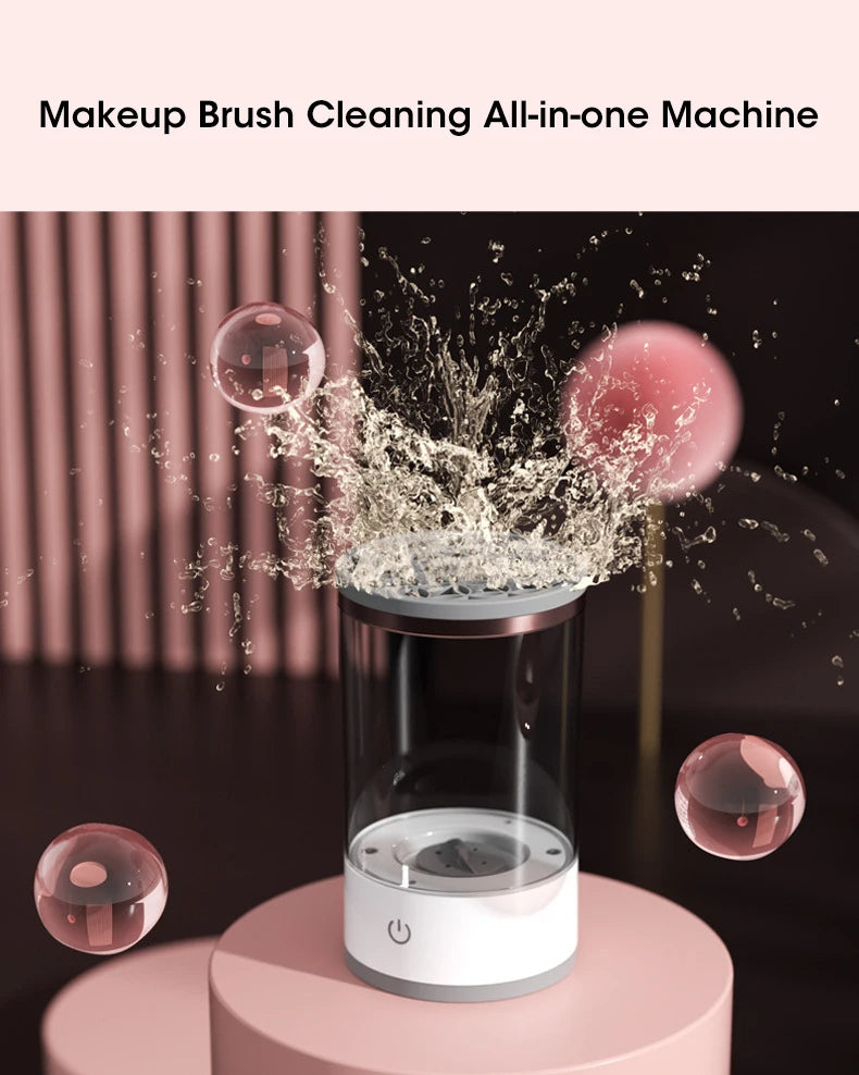 Automatic Makeup Brush Cleaner