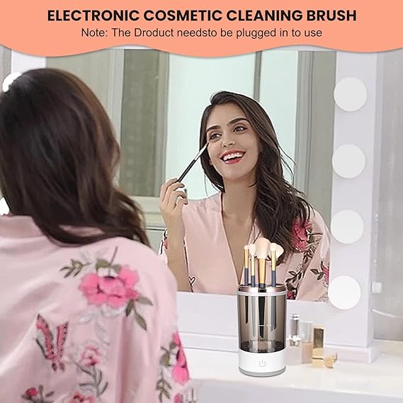 Automatic Makeup Brush Cleaner