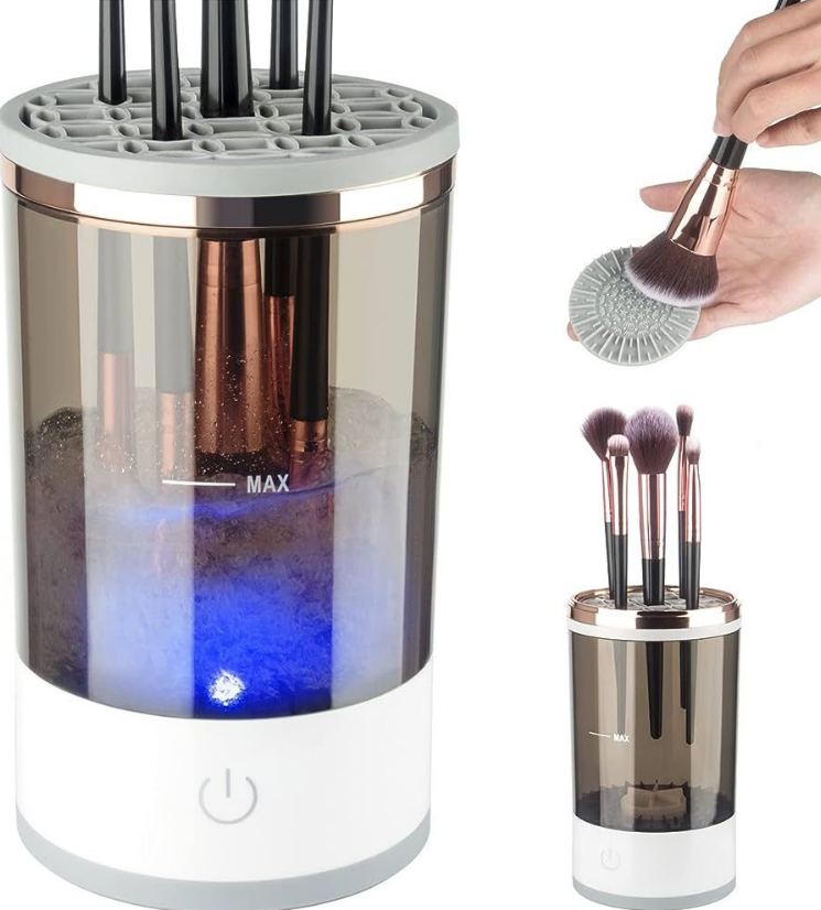 Automatic Makeup Brush Cleaner